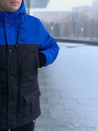 
 Зимняя мужская парка Найк (Nike):
- Температурный режим + 5 С -20 С;
- Верхний. . фото 5