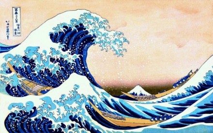 Пазли Велика хвиля в Канагаві від польського виробника Trefl Яскраві і барвисті . . фото 3
