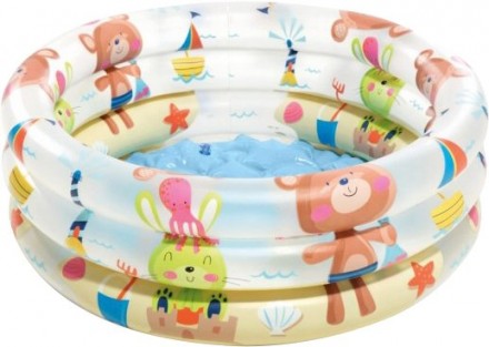 Дитячий надувний басейн Звірята від виробника Intex Особливістю цієї нової модел. . фото 2