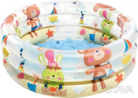 Дитячий надувний басейн Звірята від виробника Intex Особливістю цієї нової модел. . фото 1