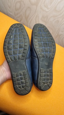 Продам туфли из искусственной кожи, темно-синего цвета, Р.35, длина стельки 23 с. . фото 5