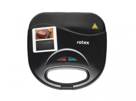 Бутербродниця Rotex RSM112-B
Бутербродниця Rotex RSM112-B потужністю 750 Вт, має. . фото 5