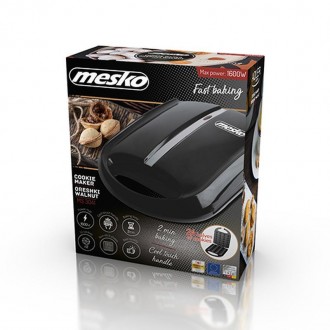 Ліщина Mesko MS-3041-XXL
 Ліщина Mesko MS-3041-XXL апарат для випікання печива у. . фото 4