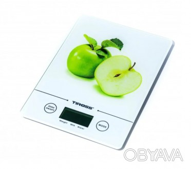 Весы кухонные Tiross TS-1301-Apple Цифровые кухонные весы Tiross TS-1301-Apple о. . фото 1