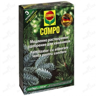 Удобрение для хвойных растений 1кг (Compo). Одесса. фото 1 Удобрение для хвойных растений 1кг (Compo). Одесса. фото 1