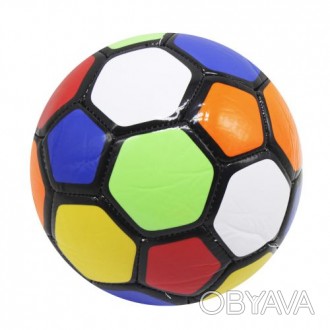 Мячик футбольный размер №2 - это уменьшенная копия футбольного мяча, применяются. . фото 1