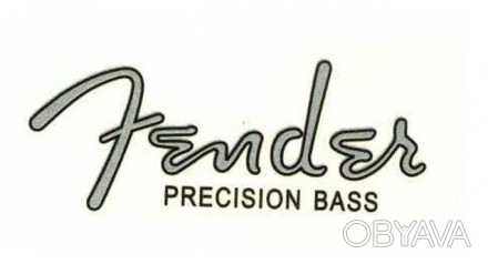 Деколь для бас-гитары Fender Precision Bass наклейка логотип
Цвет серебристый с . . фото 1
