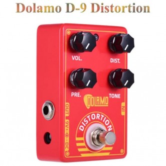 Гитарная педаль эффектов овердрайв DOLAMO D-9 Distortion для электрогитары.
Каче. . фото 3