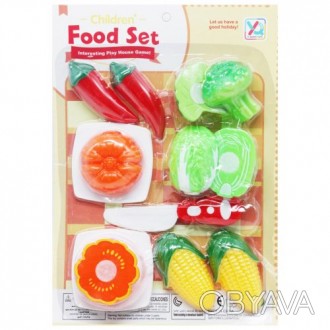 Детский игровой набор "Овощи" будет интересным подарком. В наборе есть разные ов. . фото 1