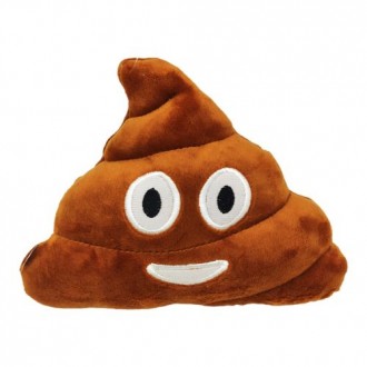Мягкая игрушка "Смайлик emoji Мистер какашка". Бориспіль. фото 1