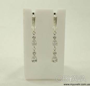 Сережки Длинные Из Серебра
