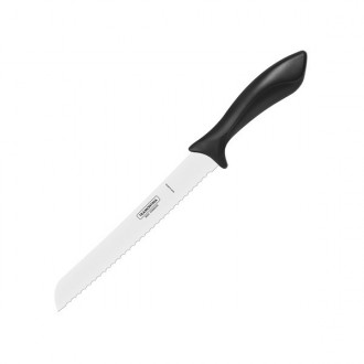 Короткий опис:Нож для хлеба TRAMONTINA AFFILATA, 203 мм.Материал лезвия: нержаве. . фото 2
