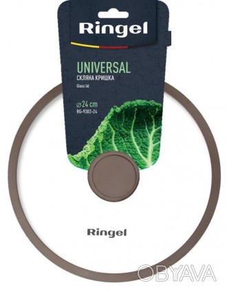 Краткое описание:Крышка силиконовая RINGEL Universal. Размер: 28см . Закаленное . . фото 1