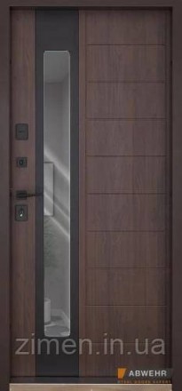 [Складская программа] Входные двери с терморазрывом модель Ufo (цвет Ral 8019 + . . фото 3