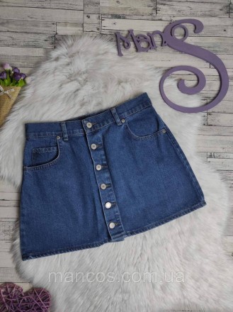 Женская джинсовая юбка XRAY синяя на пуговицах 
Состояние: б/у, в идеальном сост. . фото 2