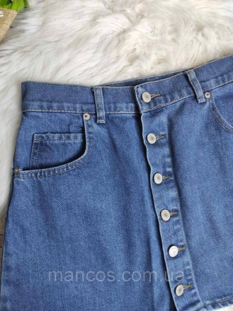 Женская джинсовая юбка XRAY синяя на пуговицах 
Состояние: б/у, в идеальном сост. . фото 3