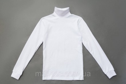 Водолазка белая, классическая SmileTime Classic White 152. Кривой Рог. фото 1 Водолазка белая, классическая SmileTime Classic White 152. Кривой Рог. фото 1