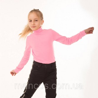 Водолазка розовая для девочки, классическая SmileTime Classic 128. Кривой Рог. фото 1 Водолазка розовая для девочки, классическая SmileTime Classic 128. Кривой Рог. фото 1