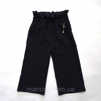 Брюки Кюлоты для девочки SmileTime Culottes, черный. Кривой Рог. фото 1 Брюки Кюлоты для девочки SmileTime Culottes, черный. Кривой Рог. фото 1