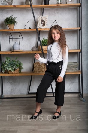Брюки Кюлоты для девочки SmileTime Culottes, черный 122. Кривой Рог. фото 1 Брюки Кюлоты для девочки SmileTime Culottes, черный 122. Кривой Рог. фото 1