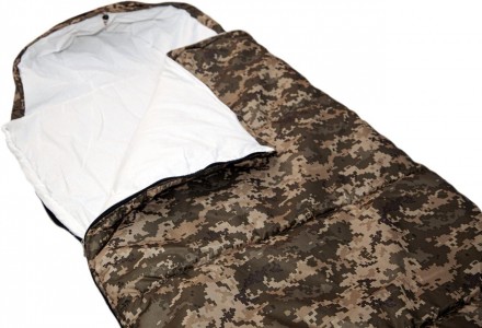 Спальный мешок, спальник летний +15С Ukr Military VND, Украина пиксель 210х75 см. . фото 3