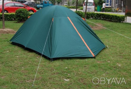 Цвет уточняйте могут быть отличия!
Палатка четырехместная туристическая с чехлом. . фото 1