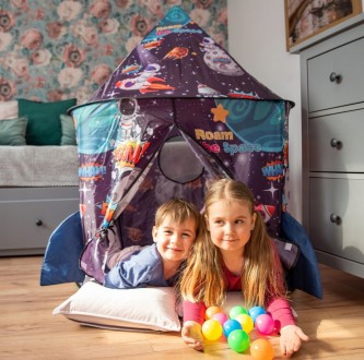 Детская палатка-шатер "Ракета" арт. J1159
Палатка выполнена в виде космической р. . фото 6