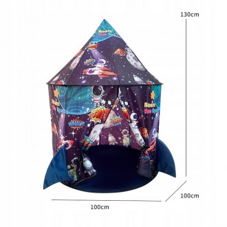 Детская палатка-шатер "Ракета" арт. J1159
Палатка выполнена в виде космической р. . фото 5