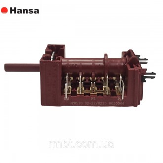 Перемикач режимів духовки Hansa 820510
Фірма-виробник: Gottak
Код на перемикачі:. . фото 5