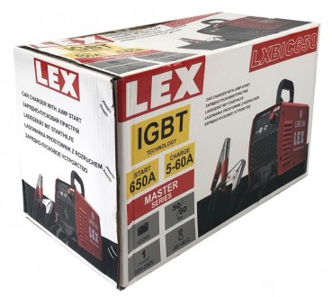 Инверторное пуско-зарядное устройство LEX LXBIC650 - мощное производительное уст. . фото 7