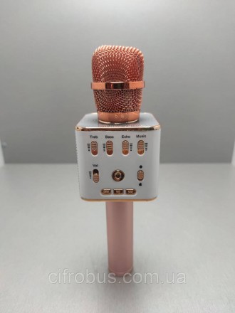Оригінальний бездротовий караоке-мікрофон — колонка 2 в 1 Wster WS-858 — це ориг. . фото 2