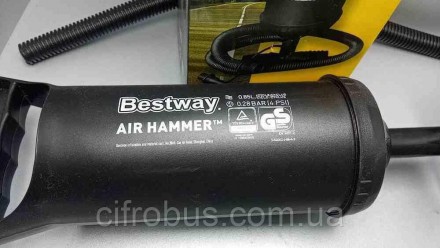Насос для надувных изделий Bestway 12" Air Hammer Inflation Pump
Внимание! Комис. . фото 3