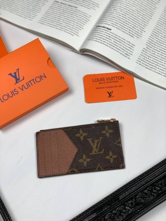 
 Держатель для карт Louis Vuitton Monogram
Материал : Канвас
Размеры : 12*7*1
Ц. . фото 2