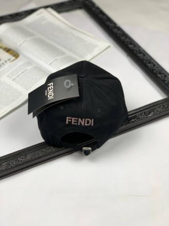 
 Кепка Fendi black with brown
Материал: Текстиль 
Размер: Универсальный ( регул. . фото 4