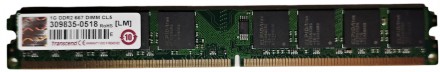 Оперативная память для компьютера DDR2 1GB 667 MHz PC2-5300 CL5 Transcend JetRam. . фото 2