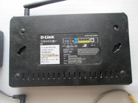 Маршрутизатор D-Link DSL-2640U BRU0.B2G. Тайвань. ADSL2/2+ до 24 Мбіт/с , LAN - . . фото 5