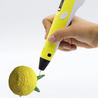 Беспроводная 3d ручка 3D ручка Smart 3D Pen 2 желтая, 3d ручка на аккумуляторе, . . фото 5