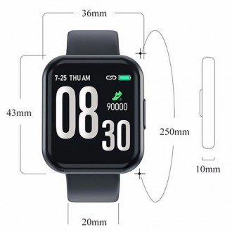  Смарт-годинник Smart Watch T88 Спортивний з пульсометром, тонометром, два брасл. . фото 7