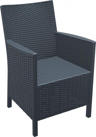 Кресло пластиковое турецкого производителя Siesta изготовлен из армированного ст. . фото 2