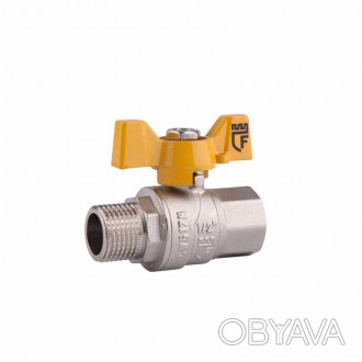 Кран кульовий SD Forte 1/2" ВЗ для газу (метелик) має міцний корпус, виготовлени. . фото 1