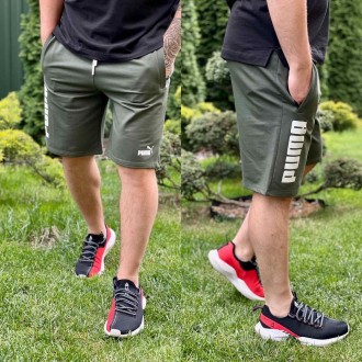 
Мужские летние спортивные шорты в стиле Puma, качественные повседневные шорты П. . фото 2