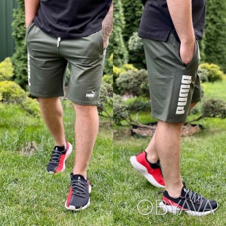 
Мужские летние спортивные шорты в стиле Puma, качественные повседневные шорты П. . фото 1