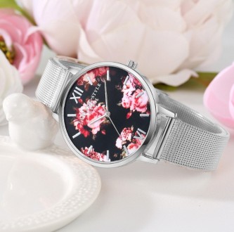 
Женские наручные часы с цветами
Характеристики:
Механизм: кварцевый (батарейка . . фото 8