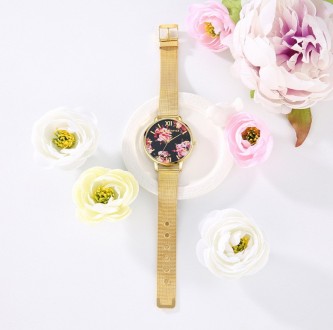 
Женские наручные часы с цветами
Характеристики:
Механизм: кварцевый (батарейка . . фото 6