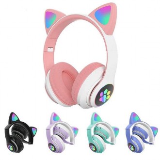 Беспроводные Bluetooth наушники с ушками с LED подсветкой Бездротові MP3 Навушни. Ровно. фото 1 Беспроводные Bluetooth наушники с ушками с LED подсветкой Бездротові MP3 Навушни. Ровно. фото 1