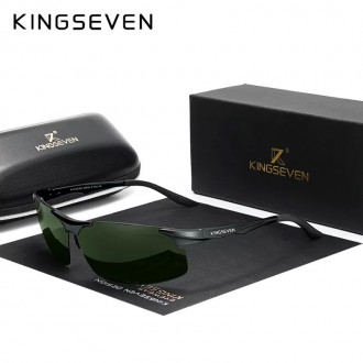 Оригінальні, поляризаційні, сонцезахисні окуляри KINGSEVEN N9126 мають стильний . . фото 2