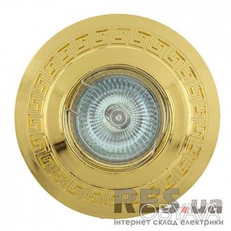 
Светильник точечный 120092 GD MR16 золото АскоУкрем входит в число декоративных. . фото 1