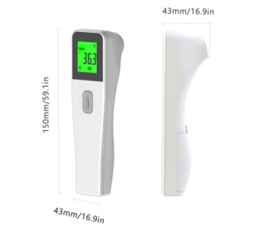 Термометр инфракрасный GK-128B для бесконтактного измерения температуры тела 
Те. . фото 9