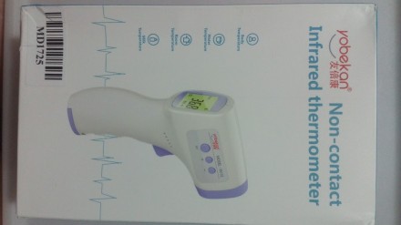 Инфракрасный термометр Yobekan KV-11 / измерения температуры тела / помещения / . . фото 7