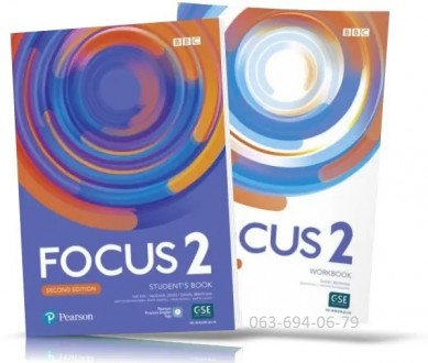 Продам Focus 2 2nd edition, student's book + Workbook / Підручник + Зошит
. . фото 2